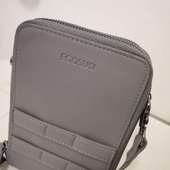 ECOSUSI Grey Cellphone/Wallet Shoulder/Crossbody Bag - Picture 4 of 16